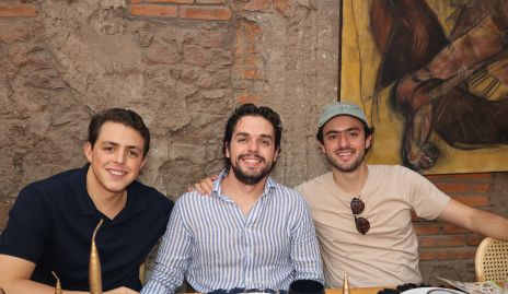  Rodrigo Ferretiz, Marcelo Navarro y Rodrigo Abud.