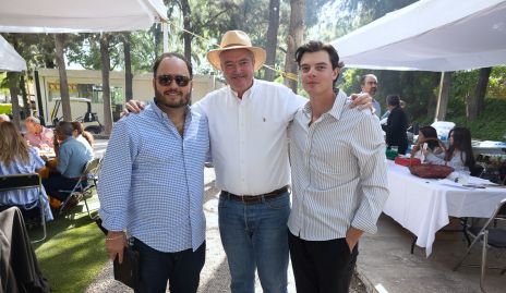 Jaime Santacruz, Juan Hernández y Juan Carlos Hernández.