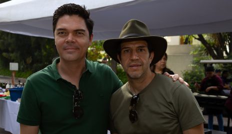  Alexander Beker y Alejandro Lomelí.