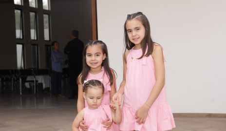 Jimena de la Rosa, Macarena y María Pía Almazán.