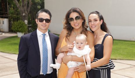  José Agustín Castillo, Fernanda Castillo, Pablo de la Rosa y Ximena Castillo.
