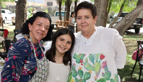  Ale Labastida, Paula Labastida y Flor Hernández.