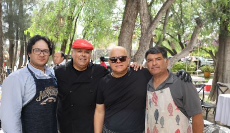  Jorge Aguilar Jr, Gabriel Saucedo, Jorge Aguilar y Sau Saucedo.