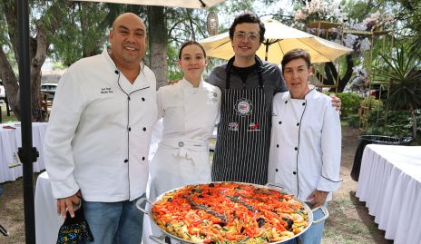  José Ángel Morales, Ale Morales, Aldo Martínez y Ana Hunter.