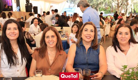  Tania, Laura Gómez, Mariza y Cecilia Montelongo.