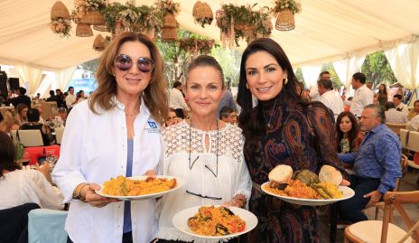  Macarena Elías, Jacqueline Williams y Carla Cabrera.