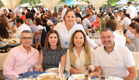  Garo Stevens, Ángeles Lasso, Liliana Meade, Alejandra Gordoa y Roberto Michel.