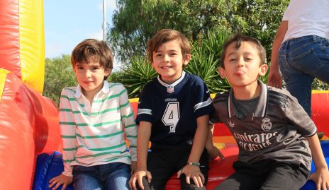  Santi, Joaquín y Paulo.