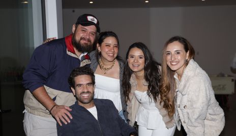  Luis Alemán, Arturo Mendoza, Fernanda Salgado, Sofía Saucedo y Vero Delgadillo.