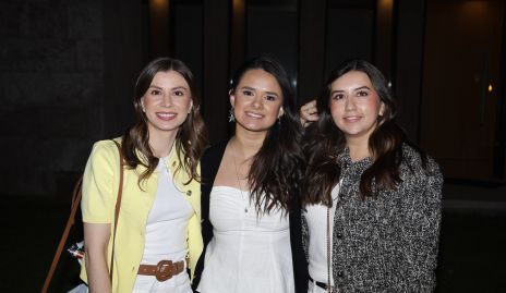  Silvia Cárdenas, Sofía Saucedo y Marite de Rivera.