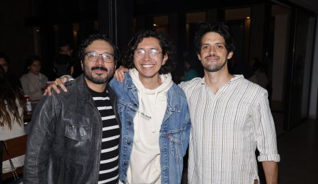  Óscar Chávez, Leo Meléndez y Giancarlo Alessi.