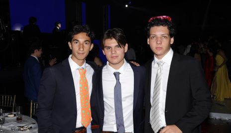  César Medrano, José Samudio y Mateo Ascanio.