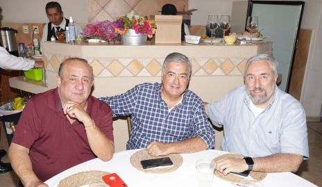  Hugo Pérez, Francisco Leos y Luis Miguel Barral.