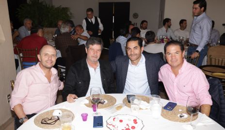  Caco Corripio, Félix Andrés, Oscar Oliva y Jorge Acebo.