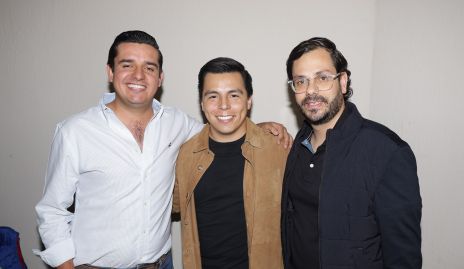  Marcelo Pérez, Lisandro Bravo y Javier Medlich.