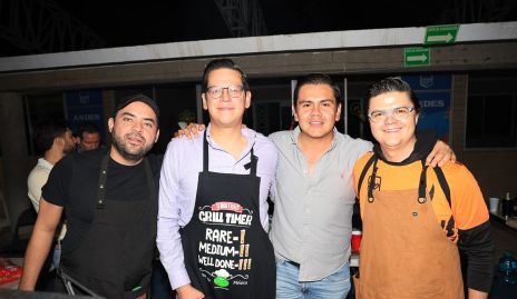  Alejandro, Christopher Ordaz, Juan Lomo y Lalo Sánchez.