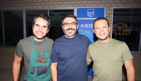  Roberto Ramírez, Luis Lamas y Santiago Luna.