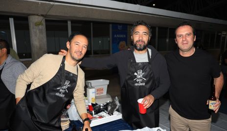  Julián Ramírez, Wilfrido Martínez y Christian Durán.