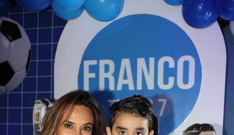  Daniela Díaz de León con Franco.