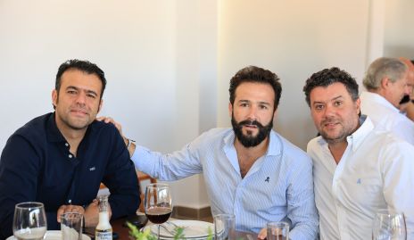  Luis Arturo Cortés, Marcelo Cuevas y Arturo Sánchez.