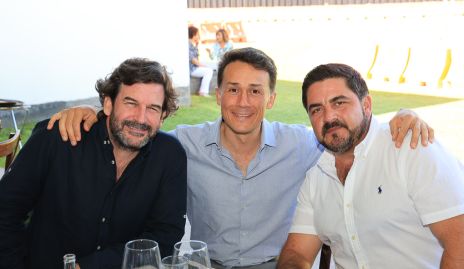  Johan Torre, Sergio Benavente y Francisco Lastras.