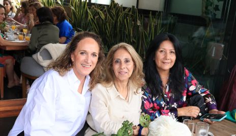  Clara Perogordo, Lucila Gaviño y Lety Ruiz.
