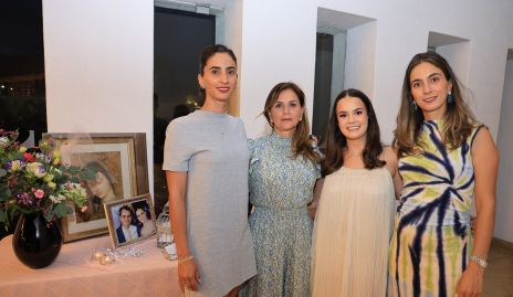  Melissa Andrés, Lorena Robles, Regina Carrillo y Lorena Andrés.