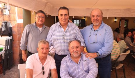 Simón Grimaldo, Ricardo Espinosa, Chito Espinosa, Benjamín Orozco y Alberto Goñi.
