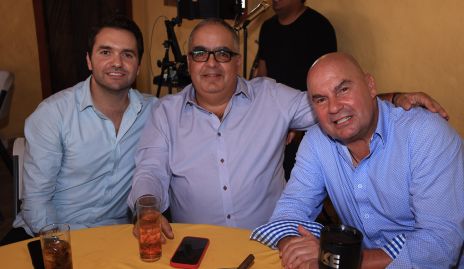  Rodrigo Espinosa, Armando Rentaría y Enrique Portillo.