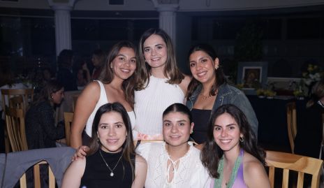  Ana Paula García, Gabriela Martins, Valeria Padilla, Ana Gaby Alba, Regina Estrada y Vicky González.
