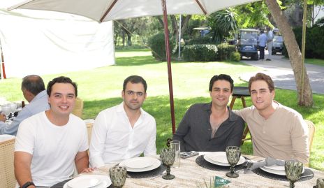 Enrique Quintero, Juan Pablo Abud, Gerardo Valle y Tomás Alcalde.