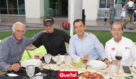  Alejandro Zapata, Alejandro González, Emilio Melo y Antonio Rodríguez.