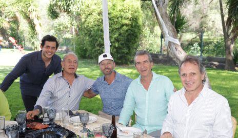  Julián Abud, Fernando Abud, Víctor Muñoz, Eduardo Cantú y Ricardo Abud.
