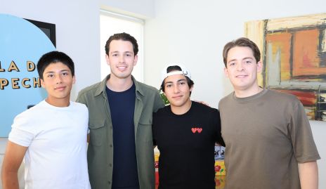  Sebastián de los Santos, Sergio Bedolla, Fernando de los Santos y Diego Bedolla.