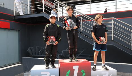  Alonso García, Michelle y Emiliano Galicia.