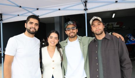  Samuel Tacea, Andrea Arauz, Alejandro Pérez y Charly Martínez.