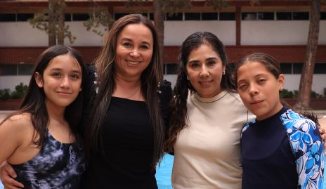  Regina Moreno, Minerva Vea, Ivet Salomón y Camila Ayala.