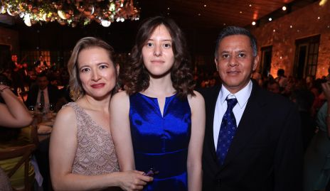  Luz Rangel, Camila Orta y José Manuel Orta.