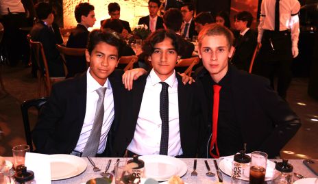  Santiago Martínez, Andrés Martínez y Daniel Sesmar.