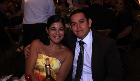  Karina López y Christian Milán.