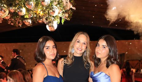  Paulina Garduño, Yuya González y Romina Garduño.