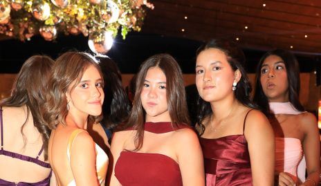  Valentina Cabrera, Camila Pérez y Majo González.