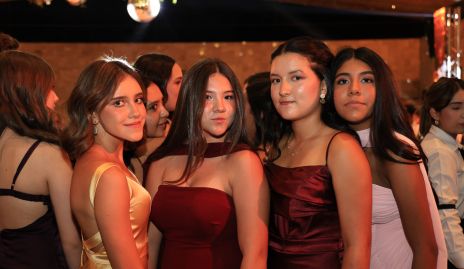  Valentina Cabrera, Camila Pérez, Majo González y Regina Hernández.