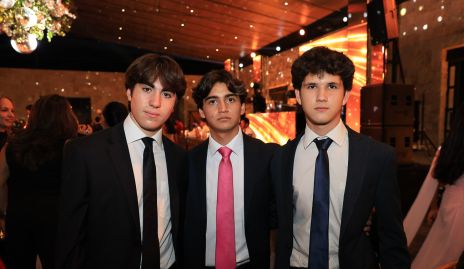  Javier Herrán, Gonzalo Martínez y Andrés Nieto.