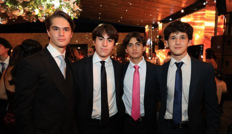  Gabriel Morales, Javier Herrán, Gonzalo Martínez y Andrés Nieto.