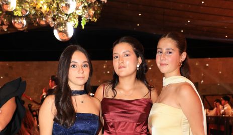  Lía Torre, Majo González y Mía Salgado.