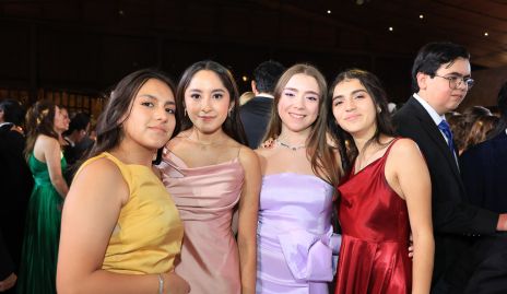  Martina Ortuño, Renata Martínez, Camila Leura y Valentina Orozco.