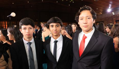  Alejandro Ponce, Diego Rentería y Juan Carlos Salazar.