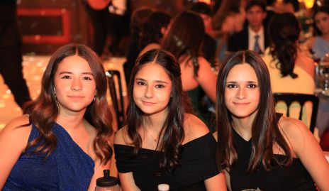  Fátima Manzur, Alexa Robles y Fernanda Ramos.
