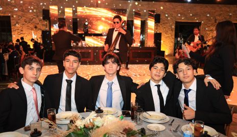  Sebastián González, Leo Gámez, Jorge Acuña, Sebastián Sánchez e Iñaki Balarraga.